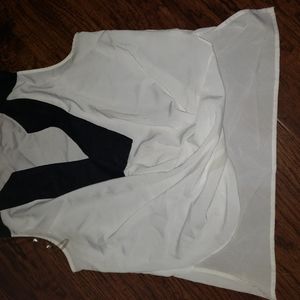 Knot front blouse